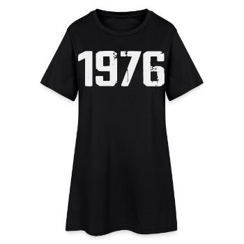 Légendaire depuis 1976 Vintage 1976 Retro 1976 - Robe T-shirt Femme - noir - Devant
