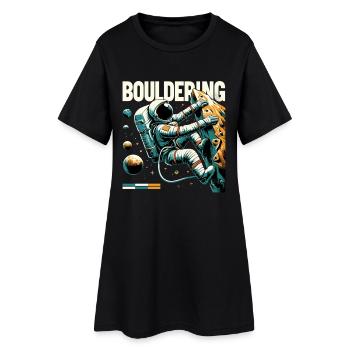 Bloc d’astronaute – Escalade dans l’espace Design - Robe T-shirt Femme - noir - Devant