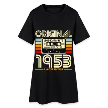 Original 1953 Héritage Cassette Retro - Robe T-shirt Femme - noir - Devant
