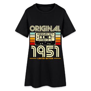 Original 1951 Limited Edition Cassette - Women’s T-Shirt Dress - black - Front
