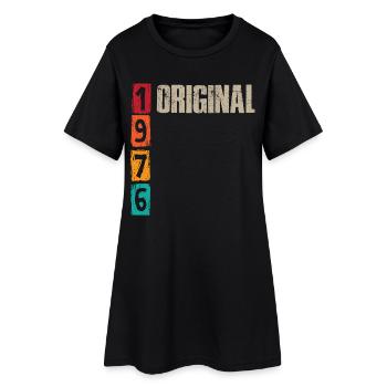 Millésime 1976 - Robe T-shirt Femme - noir - Devant