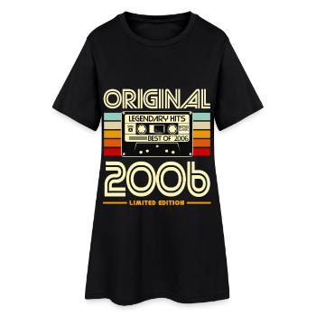 Original 2006 Limited Edition Cassette - Women’s T-Shirt Dress - black - Front