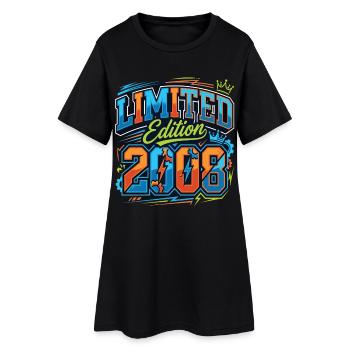 Édition limitée anniversaire 2008 - Robe T-shirt Femme - noir - Devant