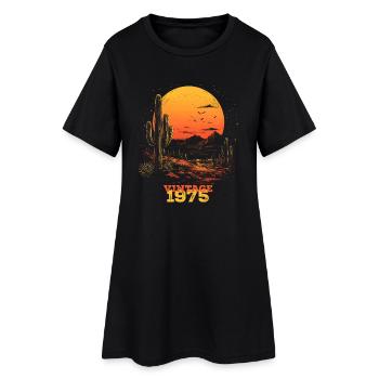 Millésime 1975 - Robe T-shirt Femme - noir - Devant