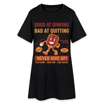 Pickleball Funny Player Pickle Ball Lovers Play - Women’s T-Shirt Dress - black - Front