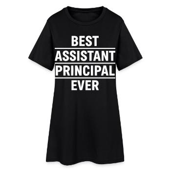 Best Assistant Principal Ever - Frauen T-Shirt-Kleid - Schwarz - Vorne