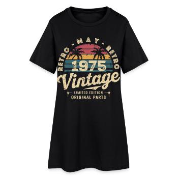 Vintage May 1975: The Authentic Myth May 1975 - Women’s T-Shirt Dress - black - Front