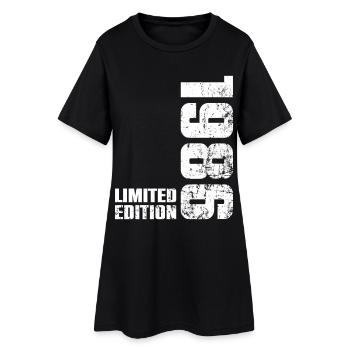 Cadeau d'anniversaire 40 ans 1986 Homme Femme - Robe T-shirt Femme - noir - Devant