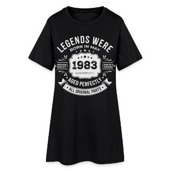 Mai 1983 cadeau 43 Anniversaire Mai 1983 - Robe T-shirt Femme - noir - Devant
