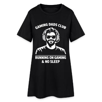 Gaming Dad Shirt No Sleep Funny Gamer Dad - Frauen T-Shirt-Kleid - Schwarz - Vorne