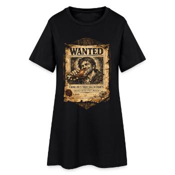 Mittelalterfest Mittelaltermarkt Ate 5 Turkey Legs - Frauen T-Shirt-Kleid - Schwarz - Vorne