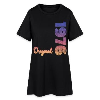 Millésime 1976 - Robe T-shirt Femme - noir - Devant