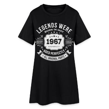 Mai 1967 cadeau 59 Anniversaire Mai 1967 - Robe T-shirt Femme - noir - Devant