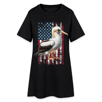 Booby de Nazca des États-Unis - Robe T-shirt Femme - noir - Devant
