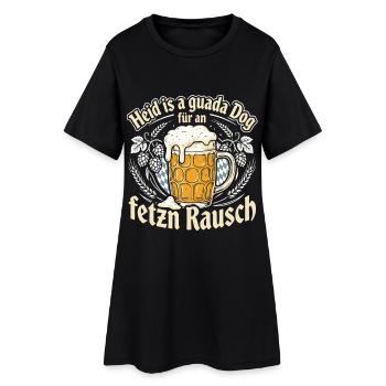 Dicton bavarois Bière de Bavière - Robe T-shirt Femme - noir - Devant