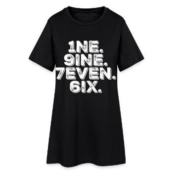 Vintage 1976 - Women’s T-Shirt Dress - black - Front