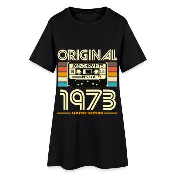 Original 1973 – Hits Rétro Limité - Robe T-shirt Femme - noir - Devant