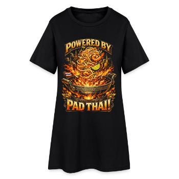 Thailand Thai Pride Powered By Pad Thai - Women’s T-Shirt Dress - black - Front