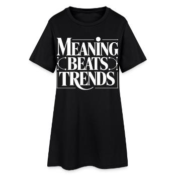 Le sens du designer de logo bat les tendances Designer visuel - Robe T-shirt Femme - noir - Devant