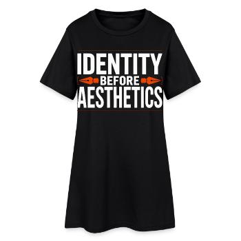 Logo Designer Identity Before Branding Specialist - Frauen T-Shirt-Kleid - Schwarz - Vorne