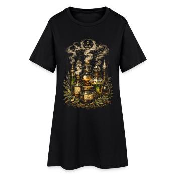 Pharmacist Herb Collector Pharmacist - Women’s T-Shirt Dress - black - Front