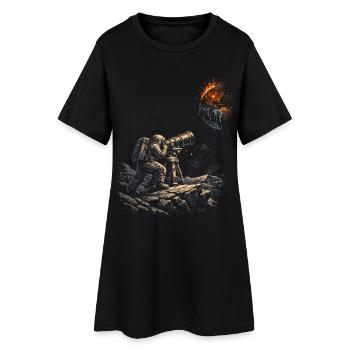 Astronomy Astronomer - Women’s T-Shirt Dress - black - Front