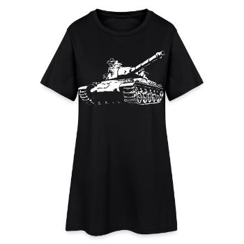 AMX 30 blanc - Robe T-shirt Femme - noir - Devant