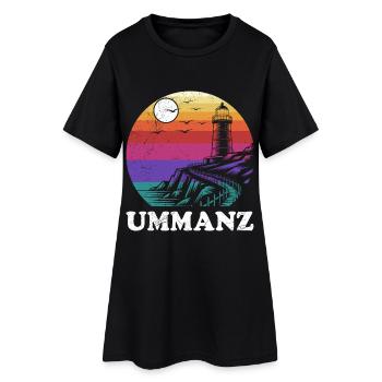 Ummanz Souvenier Phare UMMANZ Drôle - Robe T-shirt Femme - noir - Devant