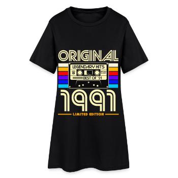 1991 Limited Edition Cassette - Women’s T-Shirt Dress - black - Front