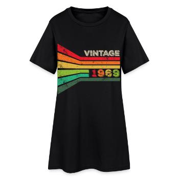 Millésime 1969 - Robe T-shirt Femme - noir - Devant