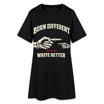 Born Different - Women’s T-Shirt Dress - black - Front
