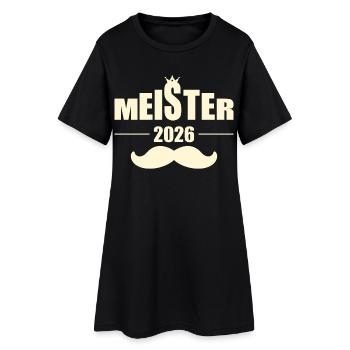 Graduation 2026 Master Craftsman's Examinations - Mustache - Women’s T-Shirt Dress - black - Front