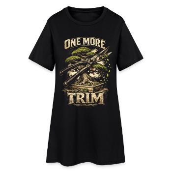 Bonsaï Une Dernière Coupe - Robe T-shirt Femme - noir - Devant