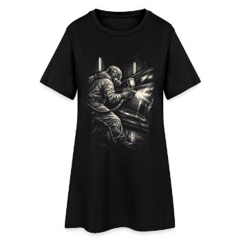 Peintre de véhicules Peintre de voitures Peintre - Robe T-shirt Femme - noir - Devant