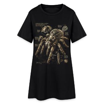 Tarentule - Robe T-shirt Femme - noir - Devant