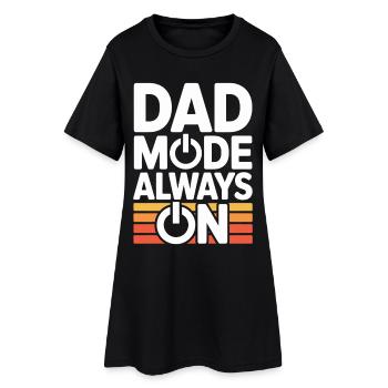 Papa mode toujours en activité Idée de cadeau drôle Père - Robe T-shirt Femme - noir - Devant