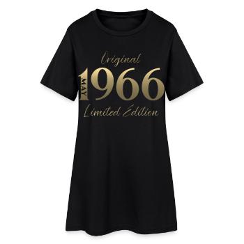 Cadeau du 60e anniversaire Mari Original mai 1966 - Robe T-shirt Femme - noir - Devant