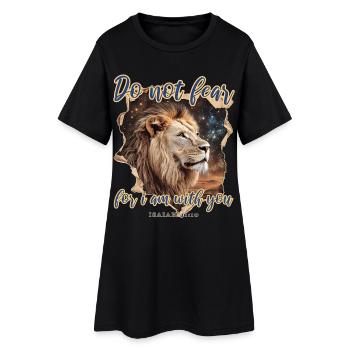 Leo Christian - Robe T-shirt Femme - noir - Devant