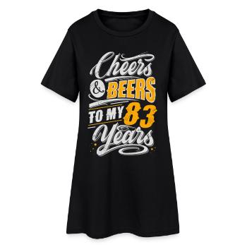 83rd Birthday - Women’s T-Shirt Dress - black - Front