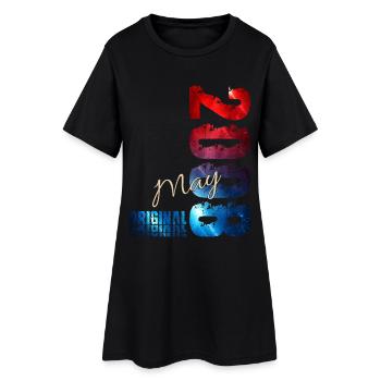Cadeau d’anniversaire 18 Mari Original mai 2008 - Robe T-shirt Femme - noir - Devant