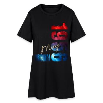 Cadeau du 70e anniversaire Mari Original mai 1956 - Robe T-shirt Femme - noir - Devant