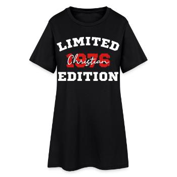Édition chrétienne limitée 1976 - Robe T-shirt Femme - noir - Devant