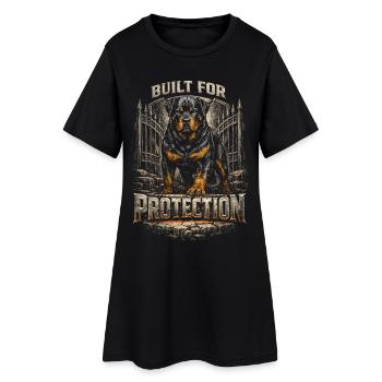 Chien Rottweiler - Robe T-shirt Femme - noir - Devant