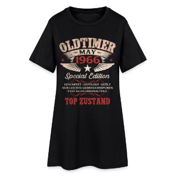 60. Geburtstag Geschenk Mann Oldtimer Mai 1966 - Frauen T-Shirt-Kleid - Schwarz - Vorne