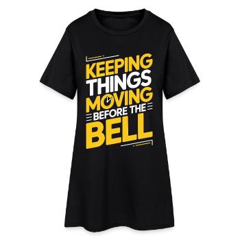 Professeur principal qui fait avancer les choses Éducateur - Robe T-shirt Femme - noir - Devant