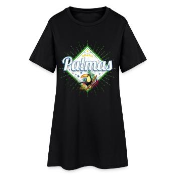 Palmas Tocantins in Brasilien Tukan Souvenir - Frauen T-Shirt-Kleid - Schwarz - Vorne
