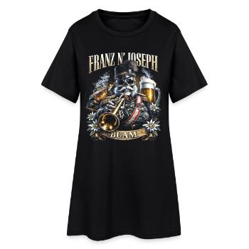 Franz Joseph Buam Franz N' Joseph - Frauen T-Shirt-Kleid - Schwarz - Vorne