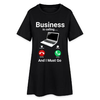 Les entreprises qualifient les nerds informatiques d’humour informatique - Robe T-shirt Femme - noir - Devant