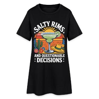 Margarita Salty Rims - Chemise cocktail d’été - Robe T-shirt Femme - noir - Devant