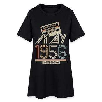 Best of May 1956 Kassette | Limited Edition - Frauen T-Shirt-Kleid - Schwarz - Vorne
